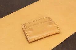 Conceria La Perla Azzurra Vacchetta, Natural Leather