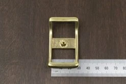 District Leather Supply Japanese Brass Conway Buckle Hardware