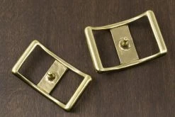District Leather Supply Japanese Brass Conway Buckle Hardware