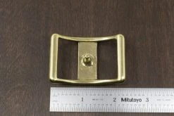 District Leather Supply Japanese Brass Conway Buckle Hardware