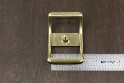 District Leather Supply Japanese Brass Conway Buckle Hardware