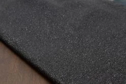 District Leather Supply Crinkle Metallic Lamb, Black (Italy)