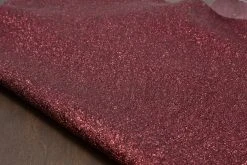 District Leather Supply Crinkle Metallic Lamb, Black Cherry (Italy)