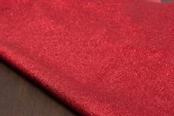 District Leather Supply Crinkle Metallic Lamb, Red (Italy)