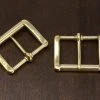 District Leather Supply Japanese Brass - DLS Custom 1.5" Heel Bar Roller Buckle
