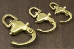District Leather Supply Japanese Brass Swivel Pull Trigger Snap Best Sellers