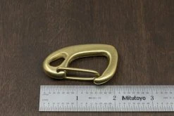 District Leather Supply Japanese Brass Carabiner