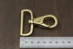District Leather Supply Japanese Brass Swivel Lever Snap