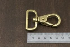 District Leather Supply Japanese Brass Swivel Lever Snap
