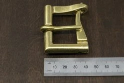 District Leather Supply Hardware Japanese Brass Quick Release Firefighter Buckle