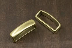 District Leather Supply Hardware Japanese Brass Strap Keep
