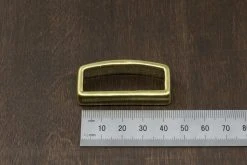 District Leather Supply Hardware Japanese Brass Strap Keep