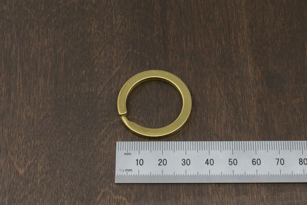 District Leather Supply Japanese Brass Flat Split Key Ring Best Sellers 3 District Leather Supply Japanese Brass Flat Split Key Ring Best Sellers