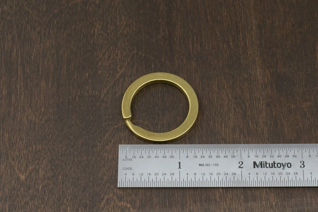 District Leather Supply Japanese Brass Flat Split Key Ring Best Sellers 2 District Leather Supply Japanese Brass Flat Split Key Ring Best Sellers