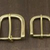 District Leather Supply Japanese Brass Heel Bar Buckle Hardware