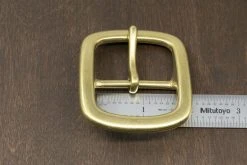 District Leather Supply Hardware Japanese Brass Center Bar Buckle 8 District Leather Supply Hardware Japanese Brass Center Bar Buckle
