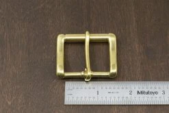 District Leather Supply Hardware Japanese Brass Heel Bar Roller Buckle 8 District Leather Supply Hardware Japanese Brass Heel Bar Roller Buckle