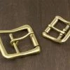 District Leather Supply Japanese Brass Center Bar Roller Buckle Best Sellers