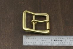 District Leather Supply Japanese Brass Center Bar Roller Buckle Best Sellers