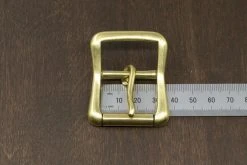 District Leather Supply Japanese Brass Center Bar Roller Buckle Best Sellers