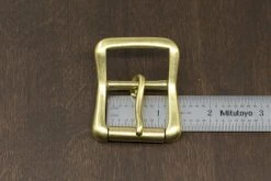 District Leather Supply Japanese Brass Center Bar Roller Buckle Best Sellers