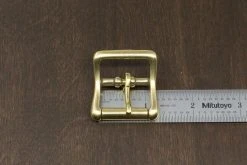 District Leather Supply Japanese Brass Center Bar Roller Buckle Best Sellers