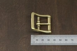 District Leather Supply Japanese Brass Center Bar Roller Buckle Best Sellers