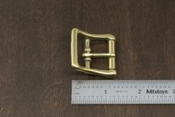 District Leather Supply Japanese Brass Center Bar Roller Buckle Best Sellers