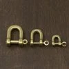 District Leather Supply Japanese Brass U-Shackle