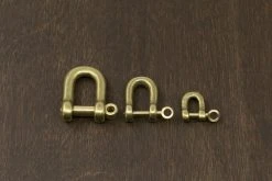 District Leather Supply Japanese Brass U-Shackle