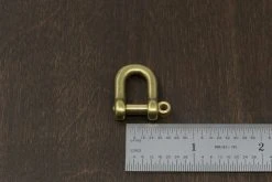 District Leather Supply Japanese Brass U-Shackle
