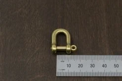 District Leather Supply Japanese Brass U-Shackle