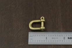 District Leather Supply Japanese Brass U-Shackle