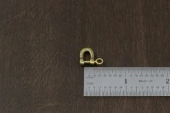District Leather Supply Japanese Brass U-Shackle