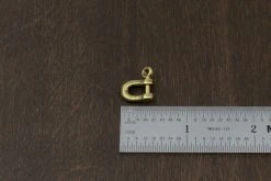 District Leather Supply Japanese Brass U-Shackle