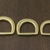 District Leather Supply Japanese Brass D-Ring (Wide)