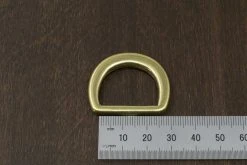 District Leather Supply Japanese Brass D-Ring (Wide)