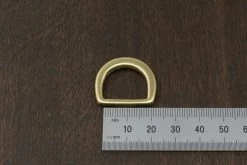 District Leather Supply Japanese Brass D-Ring (Wide)
