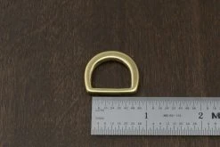 District Leather Supply Japanese Brass D-Ring (Wide)