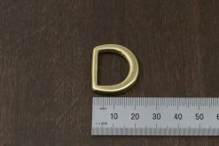 District Leather Supply Japanese Brass D-Ring (Wide)