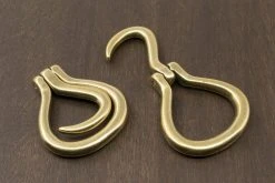 District Leather Supply Japanese Brass Hoof Pick Buckle