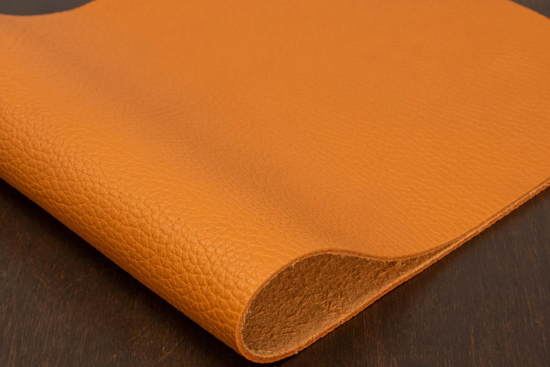Nuovo Overlord Italian Pebble Grain Calf, Orange Nuovo Overlord Italian Pebble Grain Calf, Orange