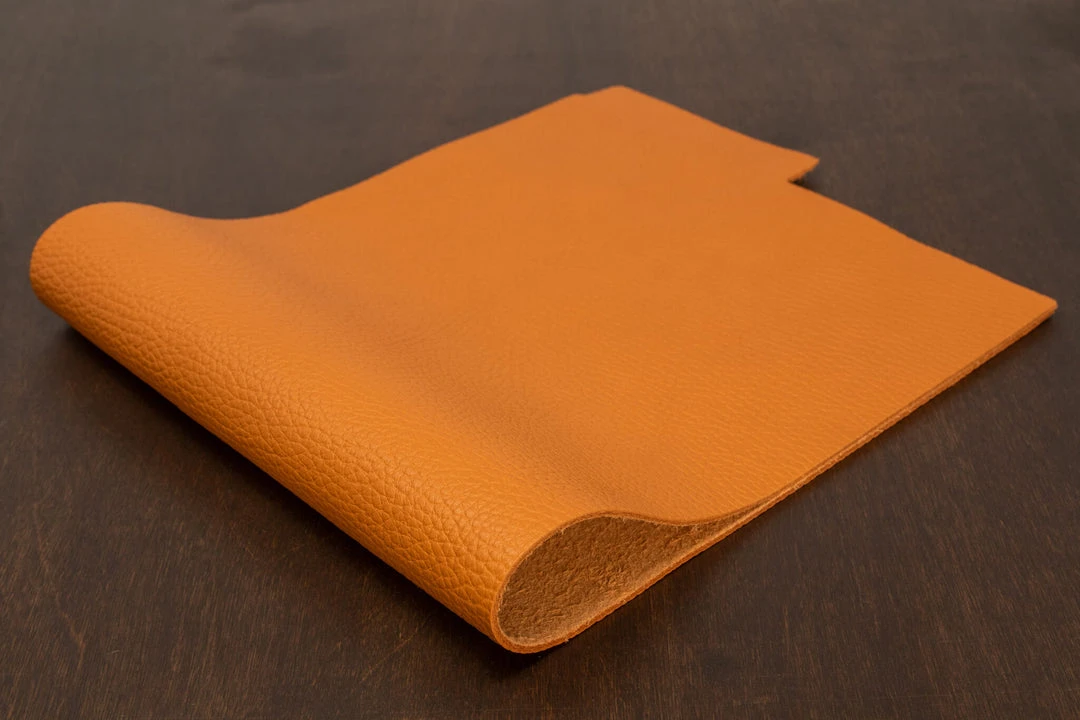 Nuovo Overlord Italian Pebble Grain Calf, Orange Nuovo Overlord Italian Pebble Grain Calf, Orange