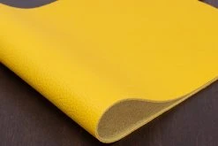 Nuovo Overlord Leather Italian Pebble Grain Calf, Yellow