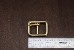 District Leather Supply Japanese Brass Center Bar Buckle Best Sellers