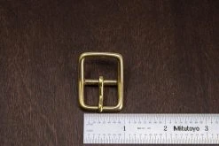 District Leather Supply Japanese Brass Center Bar Buckle Best Sellers