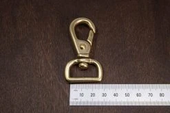 District Leather Supply Japanese Brass Swivel Lever Snap
