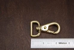 District Leather Supply Japanese Brass Swivel Lever Snap