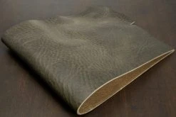 Leather Conceria La Perla Azzurra Amazzonia, Olive