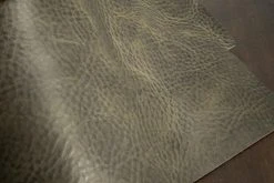 Leather Conceria La Perla Azzurra Amazzonia, Olive